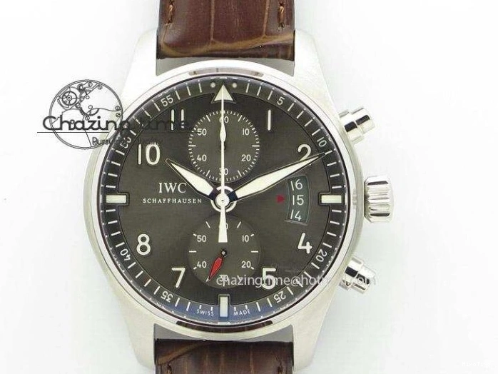 MIROTIME 0422 Casual Portuguese Chrono IW3716 Z+F 1:1 Best Edition White Dial on Blue Rubber Strap A 7016